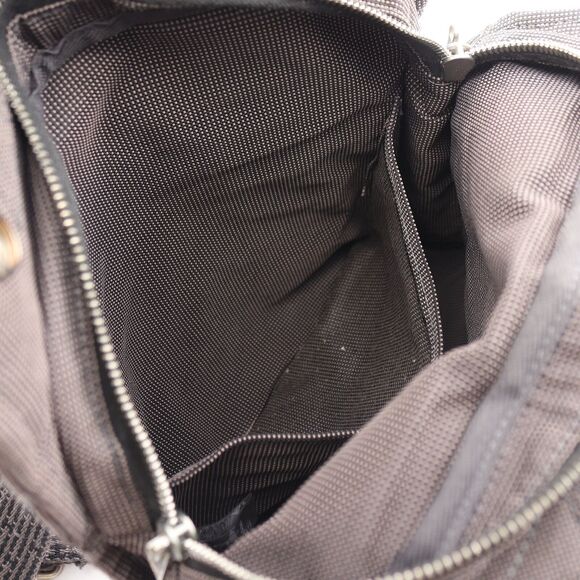 Hermes Yell line Ad PM Backpack Rucksack canvas Black Authentic - Picture 9 of 10